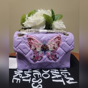 Kurt Geiger London Mini Kensington Butterfly Crossbody Bag